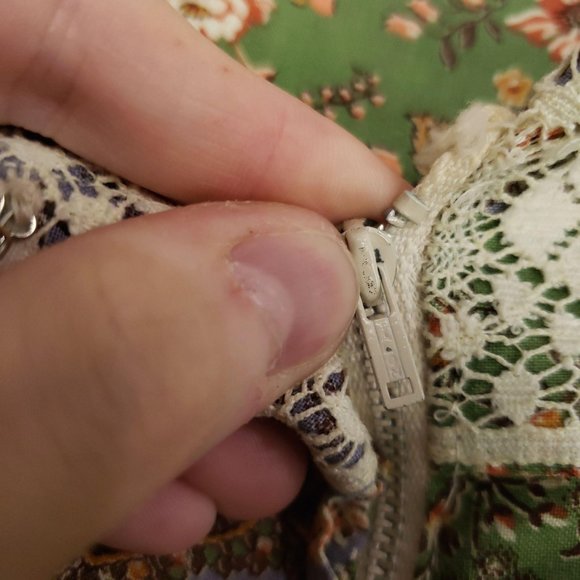 TRUE VINTAGE Handmade Boho Square Neck Maxi Dress - Picture 7 of 9